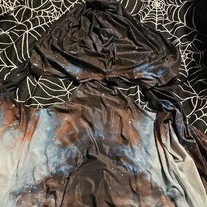 Blackmilk Black Galaxy Cape, Rare! OSFA